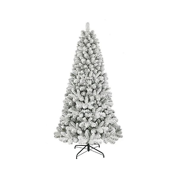 Árvore de Natal Nevada - 611 galhos - 2,1m - 1 unidade - Rizzo