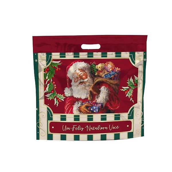 Sacola Metalizada com Zip - Noel Carmin - 32x40+5cm - 1 unidade - Cromus - Rizzo