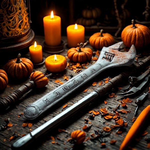 Chave Inglesa Sangrenta - Halloween - 45 cm - 1 unidade - Cromus - Rizzo