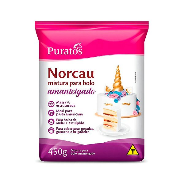 Mistura para Bolo Norcau - Amanteigado - 450g - 1 unidade - Puratos  - Rizzo