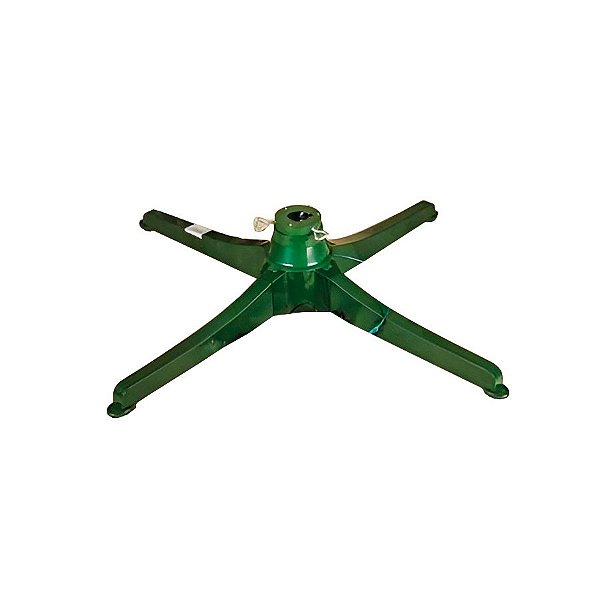 Base Giratória Para Árvore Decorativa de Natal - Verde - 64cm - 1 unidade - Rizzo
