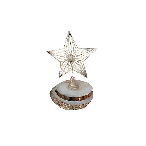 Estrela Ponteira Decorativa de Natal - 30cm - 1 unidade - Rizzo