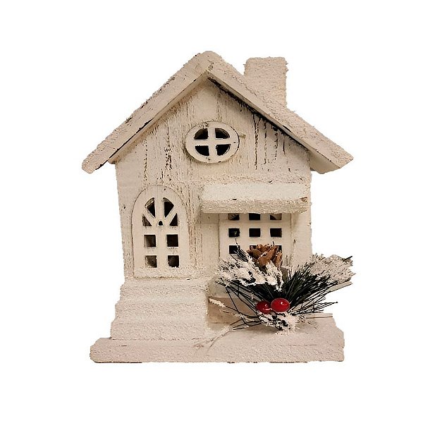 Casa Stile Marrom de Natal - 20cm - 1 unidade - Rizzo