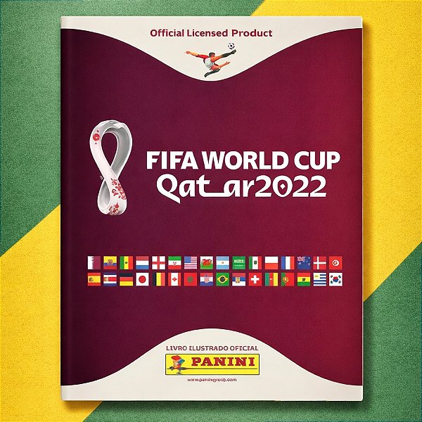 Álbum de Figurinhas Colecionável Copa do Mundo 2022 - Panini Original - Rizzo