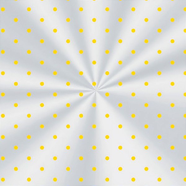 Saco Transparente Decorado - Poa Amarelo - 100 unidades - Cromus - Rizzo