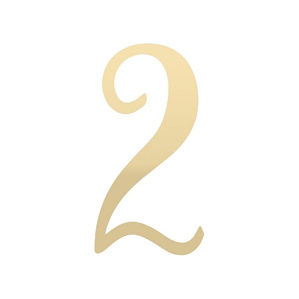 Transfer Para Balão Lettering Dourado - Número Oito - 1 unidade - Cromus - Rizzo