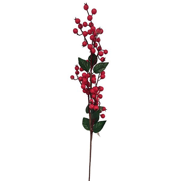 Pick Decorativo de Natal - Vermelho - 75cm - 1 unidade - Cromus - Rizzo