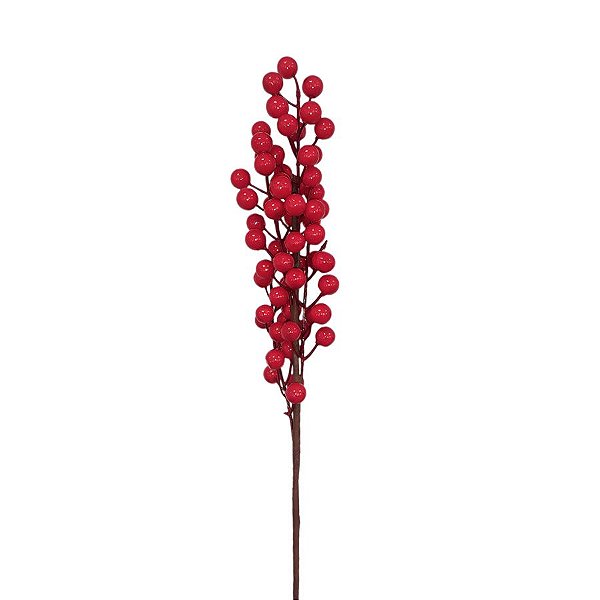 Pick Decorativo de Natal - Vermelho - 60cm - 1 unidade - Cromus - Rizzo