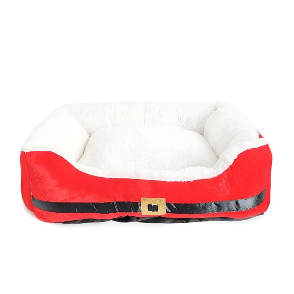 Cama para Pet de Natal - Vermelho/Preto - 53cm - 1 unidade - Cromus - Rizzo