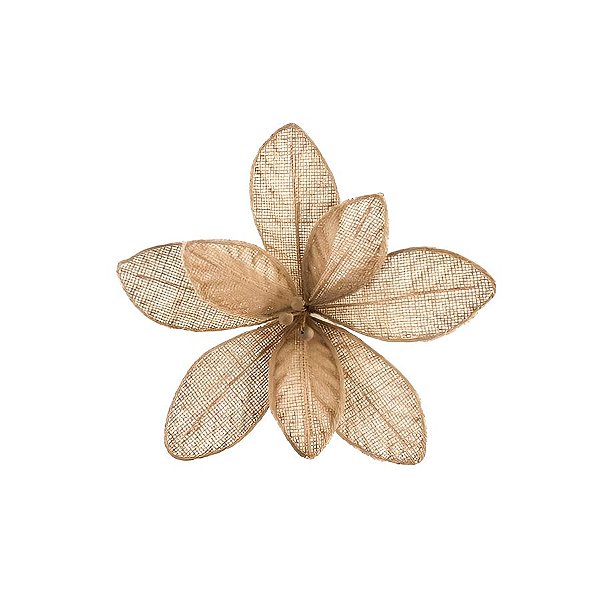 Poinsetia Decorativa de Natal - Kraft - 44cm - 1 unidade - Rizzo