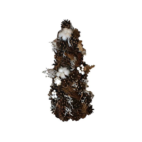 Árvore de Natal Pinha - 42cm - 1 unidade - Rizzo