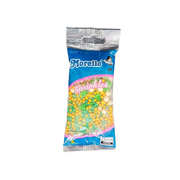 Confeito Sprinkles - Natal Pinheiro - 60g - 1 unidade - Morello - Rizzo