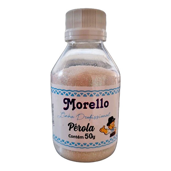 Pó para Decoração - Brilho Perola - Morello - 50g - Rizzo Confeitaria