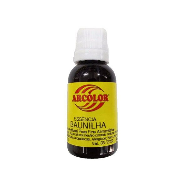 Essência de Baunilha 30 ml Arcolor