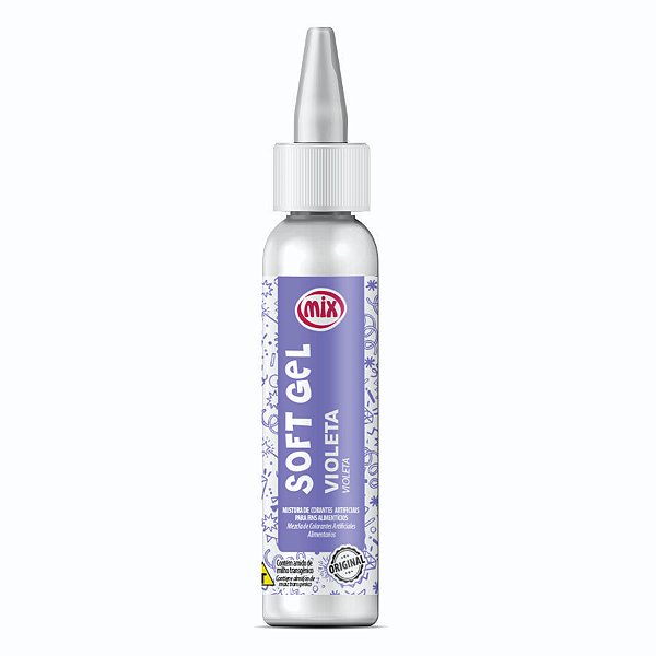 Corante Softgel Violeta 25g Mix