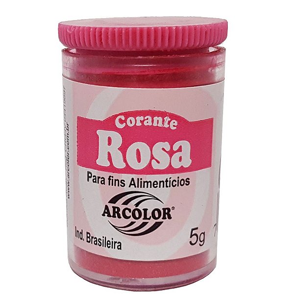 Corante em Pó Rosa 5g Arcolor
