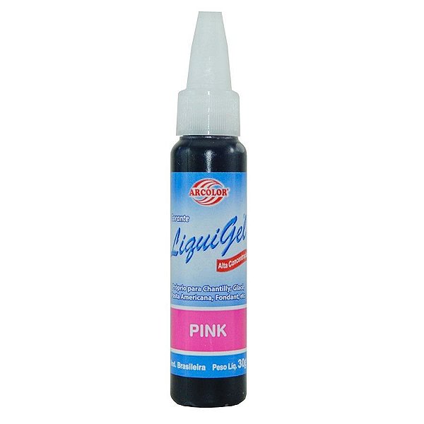 Corante Liquigel Pink 30g Arcolor