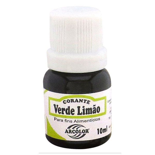 Corante Liquido Verde Limão 10ml Arcolor