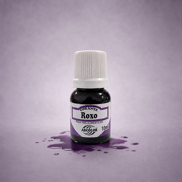 Corante Liquido Roxo 10ml Arcolor