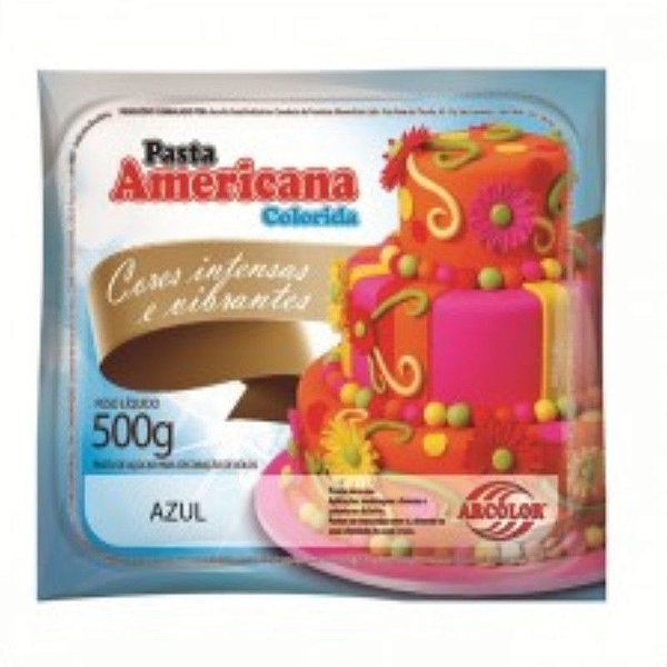 Pasta Americana Azul 500g Arcolor