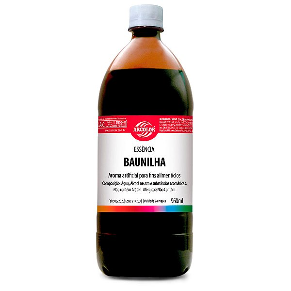 Essência Baunilha 960 ml Arcolor