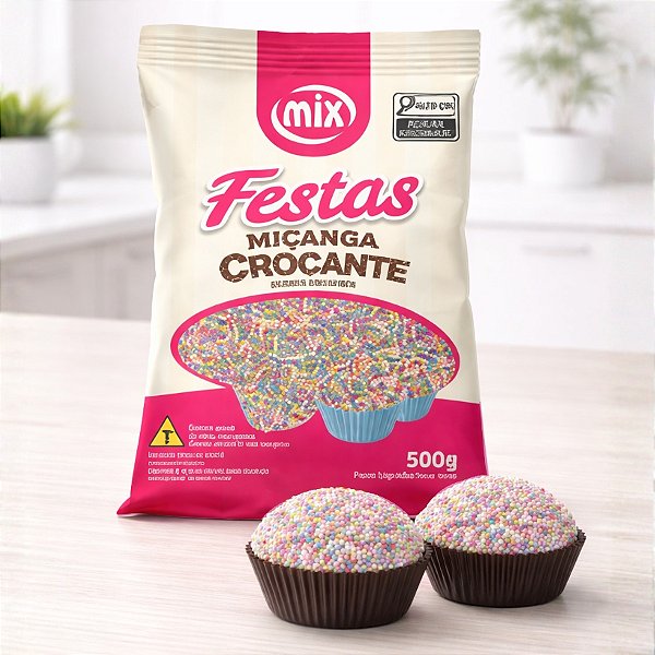 Confeito Miçanga - Candy Collors - 500g - Mix