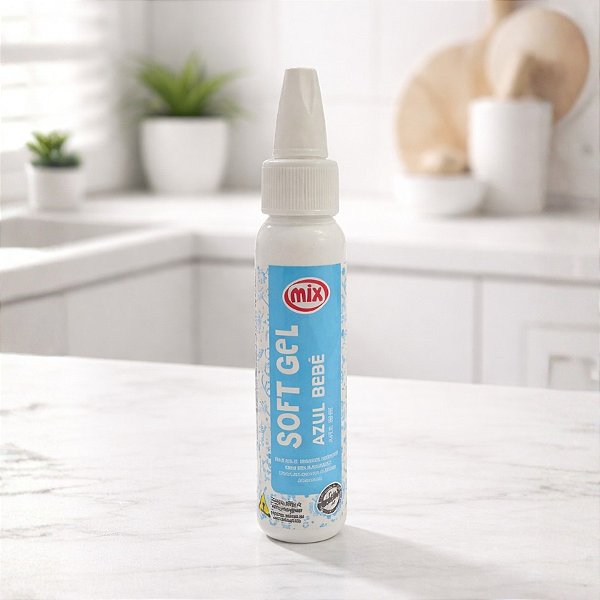 Corante Softgel Azul Bebê 25g Mix