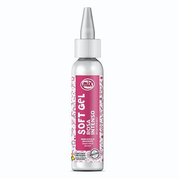 Corante Softgel Rosa Intenso 25g Mix