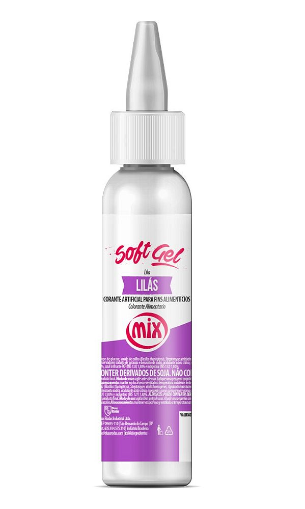 Corante Softgel Lilas 60g Mix