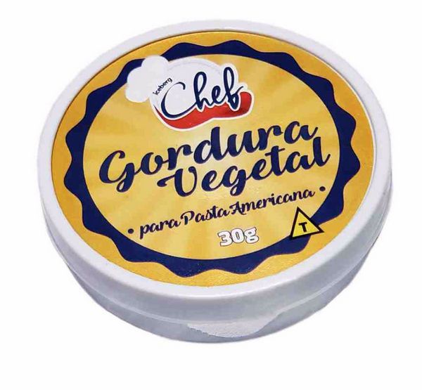 Gordura Vegetal para Pasta Americana - 30g - Iceberg