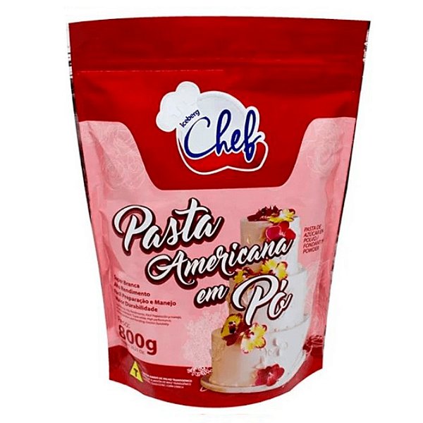 Pasta Americana em Pó Branca 800 g Iceberg