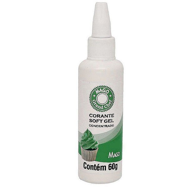 Corante SoftGel Verde Folha 60g Mago