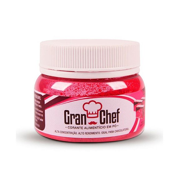 Corante em pó lipossoluvel Magenta 30g Granchef