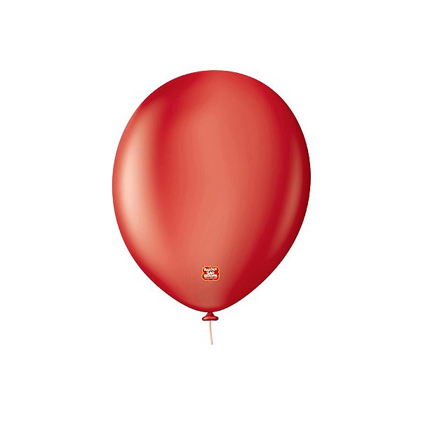 Balão Profissional Premium Uniq 11''27cm - Vermelho Intenso - 25 unidades - Balões São Roque - Rizzo