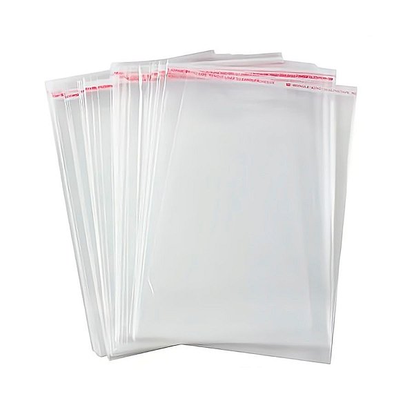 Saco Adesivado Com Furo - 15x20 cm - 100 unidades - Rizzo