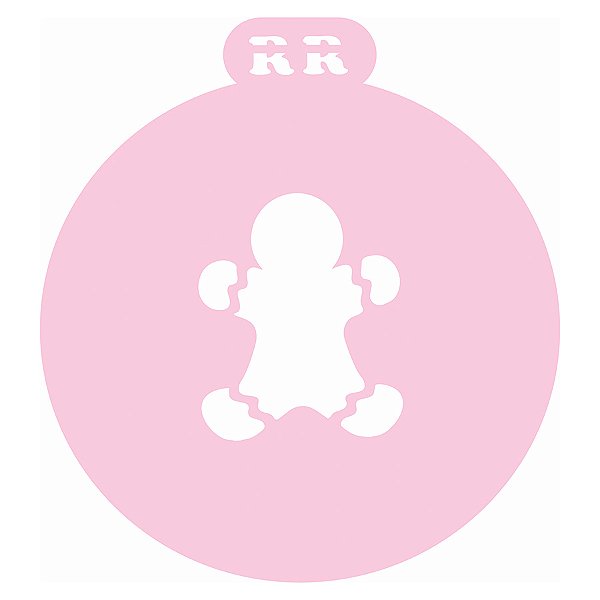 Stencil Boneco de Gengibre - Ref.4085 - 1 unidade - RR Cortadores - Rizzo