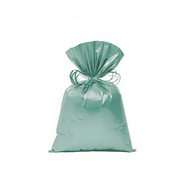 Saco para Presente Perolado - Verde Eucalipto - Cromus - Rizzo
