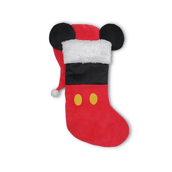 Bota de Natal para Pendurar - Orelhas Mickey - 52cm - 1 unidade - Cromus -  Rizzo - Rizzo Embalagens