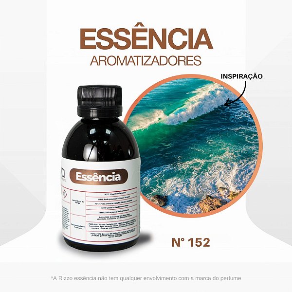 Essência Nazare Beach Concentrada para Ambientes N°152 - 100 g - 1 unidade - Rizzo