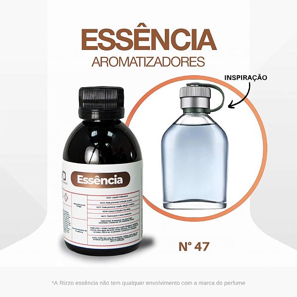 Essência Cantil Concentrada para Ambientes N°47 - 100 g - 1 unidade - Rizzo
