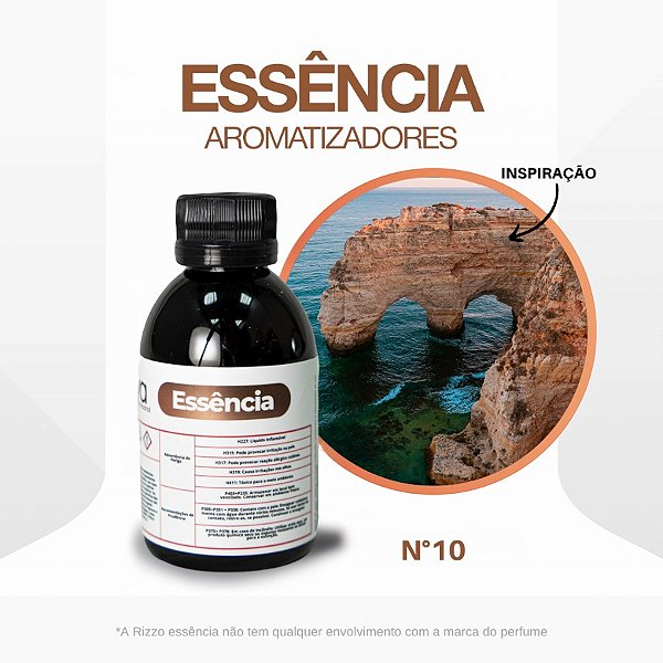 Essência Algarve Concentrada para Ambientes N°10 - 100 g - 1 unidade - Rizzo