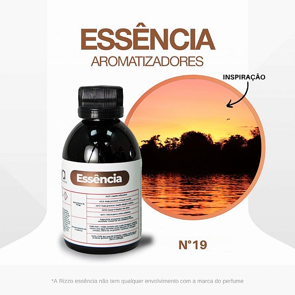 Essência Araguaia Concentrada para Ambientes N°19 - 100 g - 1 unidade - Rizzo