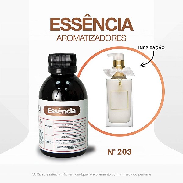 Essência Vita Capodarte Concentrada para Ambientes N°203 - 100 g - 1 unidade - Rizzo