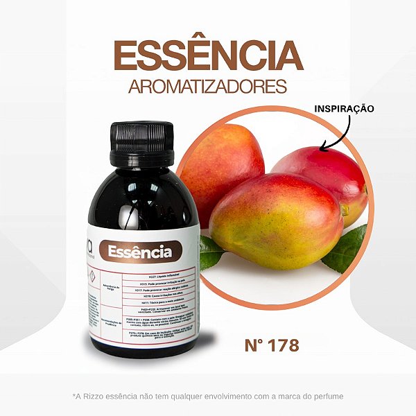 Essência Ripe Mango Concentrada para Ambientes N°178 - 100 g - 1 unidade - Rizzo