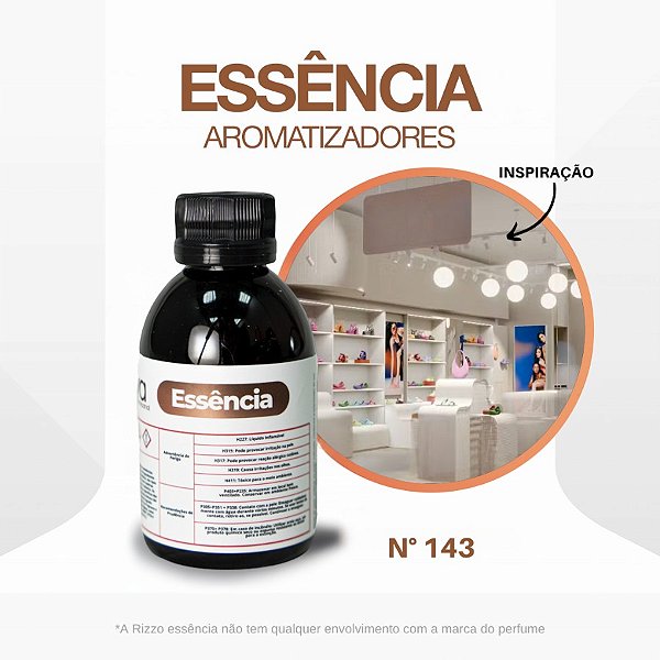 Essência Melissinha Concentrada para Ambientes N°143 - 100 g - 1 unidade - Rizzo