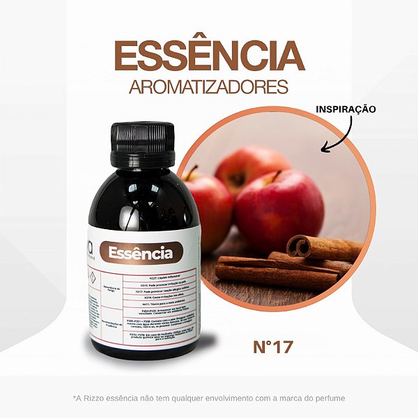 Essência Apple Spice Concentrada para Ambientes N°17 - 100 g - 1 unidade - Rizzo