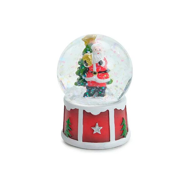 Enfeite de Natal - Globo de Neve Noel com Doce - 8cm - 1 unidade - Cromus - Rizzo