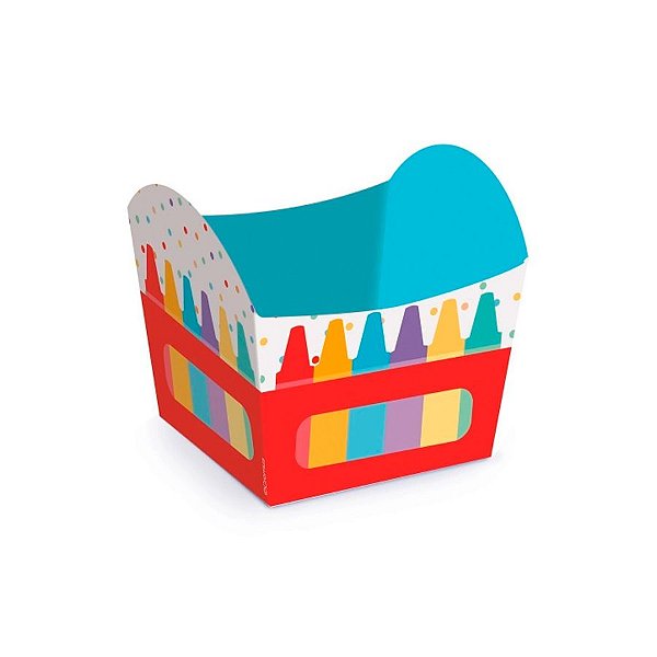 Mini Cachepot - Festa das Cores - 10 unidades - Cromus - Rizzo