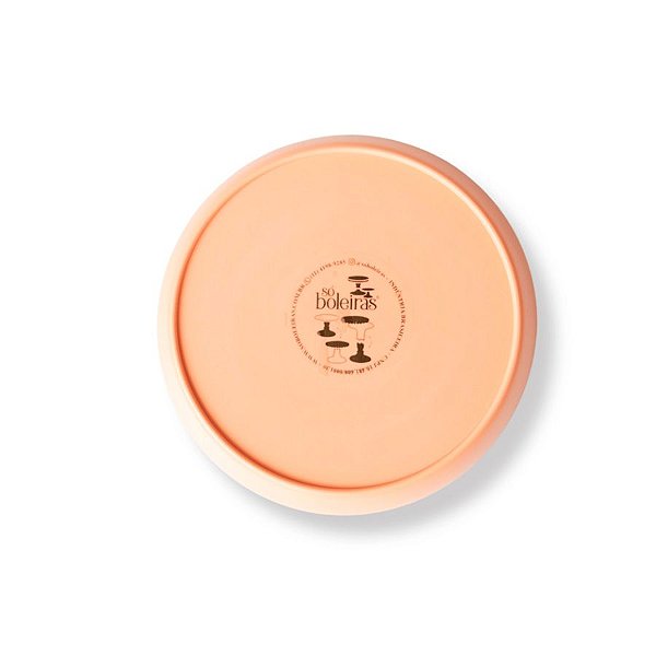 Tampo Cogumelo Fosco - 170mm - Pêssego - 1 unidade - Só Boleiras - Rizzo