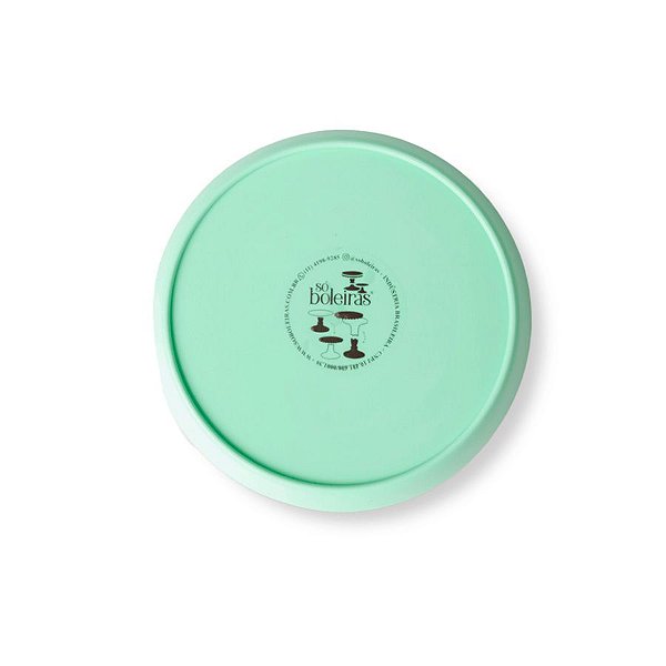 Tampo Cogumelo Fosco - 130mm - Verde Claro - 1 unidade - Só Boleiras - Rizzo